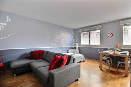 Salotto Appartamento arredato - 46m²  - 1 locale - Cité des Sciences / La Villette - Parigi