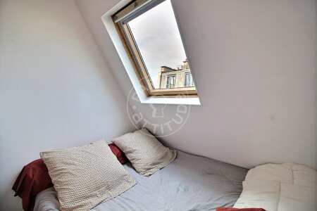Camera da letto Mansardato arredato - 18m²  - Poissonnière - Parigi