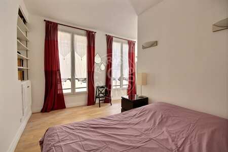 Schlafzimmer Möblierte alkovenwohnung - 25m²  - Batignolles - Paris