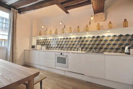 Küche Möblierte wohnung - 47m²  - 1 Zimmer - Châtelet - Paris