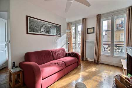 Sala Apartamento mobilado - 32m²  - 1 quarto - Place des Vosges - Paris
