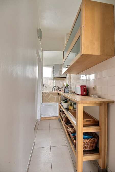 Cuisine Studio meublé - 19m²  - Sacré-Cœur - Paris