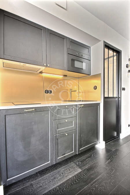 Cozinha Apartamento mobilado - 37m²  - 1 quarto - Madeleine - Paris