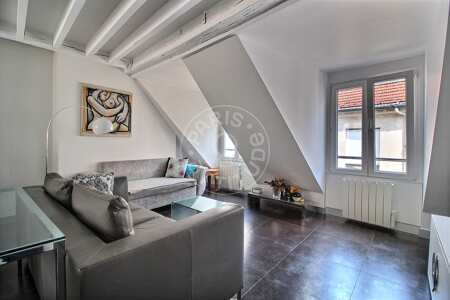 Sala Duplex mobilado - 42m²  - 1 quarto - Saint-Paul - Paris