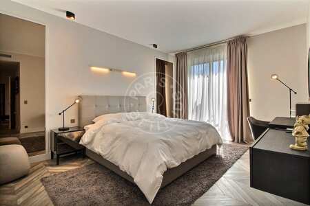 Schlafzimmer Möblierte wohnung - 112m²  - 2 Zimmer - Triangle d'Or - Paris