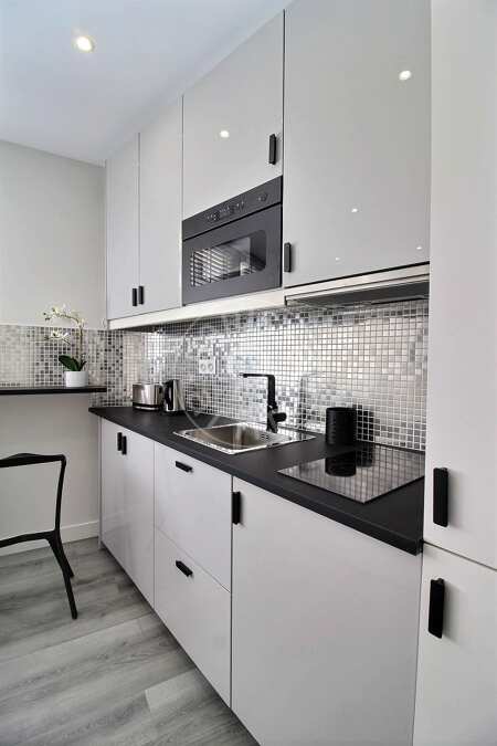Cocina Estudio con alcoba amueblado - 22m²  - Triangle d'Or - París