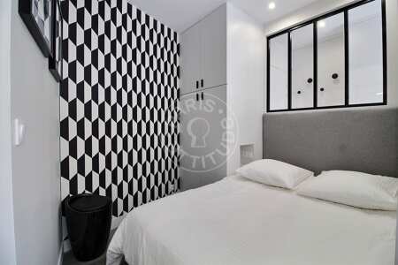 Dormitorio Estudio con alcoba amueblado - 22m²  - Triangle d'Or - París