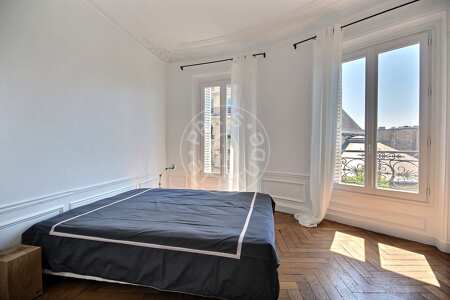 Bedroom Furnished apartment - 80m²  - 2 bedrooms - Temple - Paris