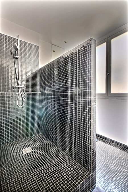 Bathroom Furnished apartment - 80m²  - 2 bedrooms - Temple - Paris