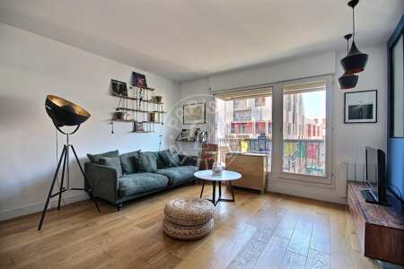 Sala Apartamento mobilado - 37m²  - 1 quarto - Batignolles - Paris