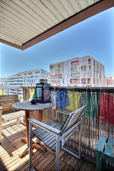 Varanda Apartamento mobilado - 37m²  - 1 quarto - Batignolles - Paris