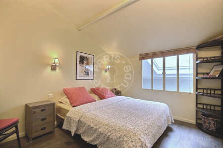 Dormitorio Dúplex amueblado - 80m²  - 2 dormitorios - Ménilmontant - París