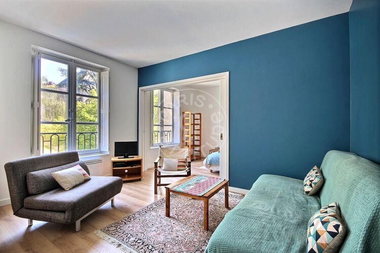 Salon - 1 chambre meublé - Paris 75003 - 14045