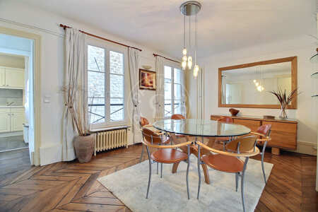 Dining room Furnished apartment - 103m²  - 2 bedrooms - Place Vendôme - Paris