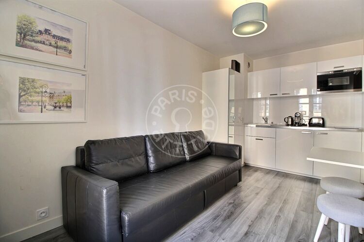 Salon - Studio meublé - Paris 75004 - 14048