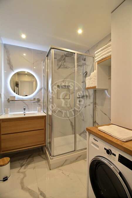 Badezimmer Möblierte wohnung - 65m²  - 2 Zimmer - Issy-les-Moulineaux