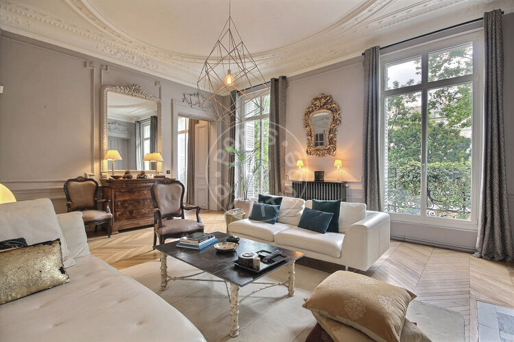 Salón - 2 dormitorios amueblado - París 75011 - 14054