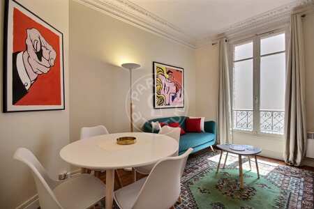 Wohnzimmer Möblierte wohnung - 51m²  - 2 Zimmer - Port Royal / Raspail - Paris