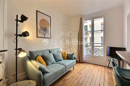 Living room Furnished apartment - 32m²  - 1 bedroom - Place des Vosges - Paris