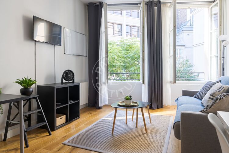 Living room - Furnished studio - Paris 75006 - 14061