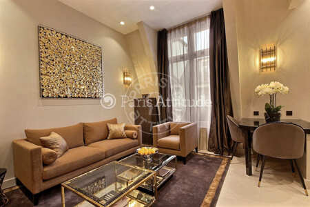 Salon Studio alcove meublé - 39m²  - Champs-Elysées - Paris