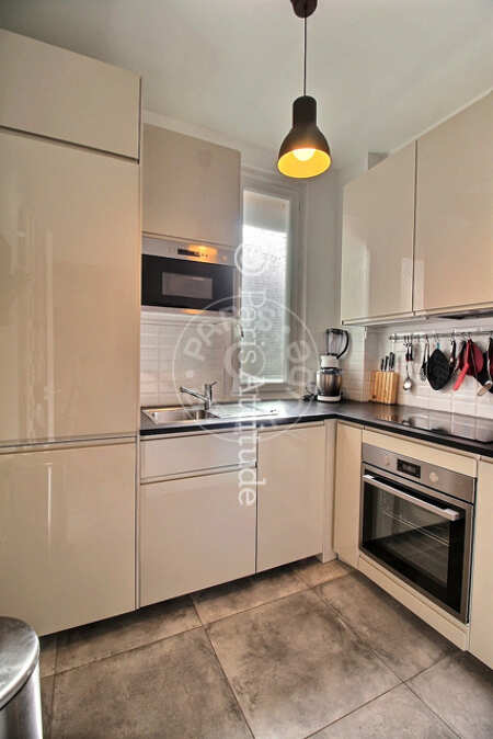 Cuisine Appartement meublé - 66m²  - 2 chambres - Pereire - Paris