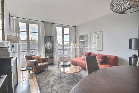 Sala Apartamento mobilado - 52m²  - 1 quarto - Invalides - Paris