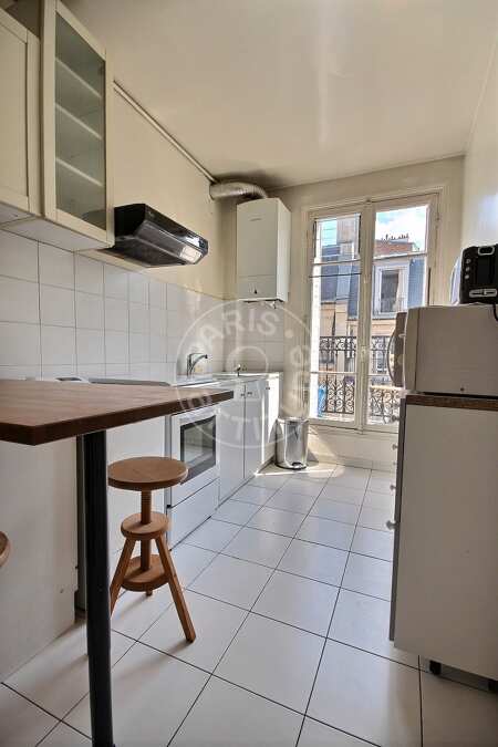 Kitchen Furnished apartment - 51m²  - 1 bedroom - Montmartre / Place des Abbesses - Paris