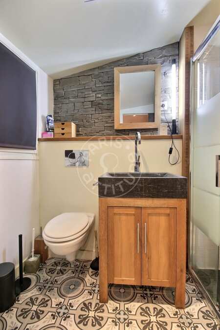 Casa de banho Duplex mobilado - 47m²  - 1 quarto - Place des Vosges - Paris