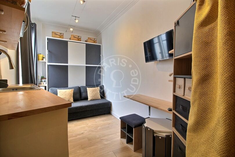 Furnished studio - Paris 75020 - 14070