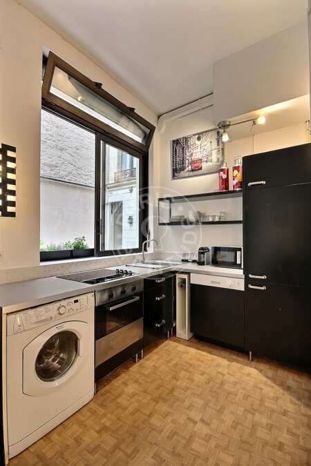 Kitchen Furnished studio - 20m²  - Arc de Triomphe - Paris