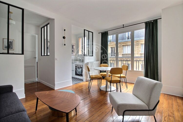 Salon - Studio meublé - Paris 75009 - 14078