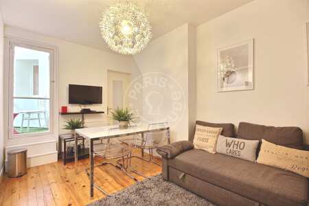 Living room Furnished apartment - 30m²  - 1 bedroom - Tour Eiffel - Paris