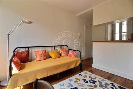 Living room Furnished apartment - 32m²  - 1 bedroom - Panthéon / Sorbonne - Paris