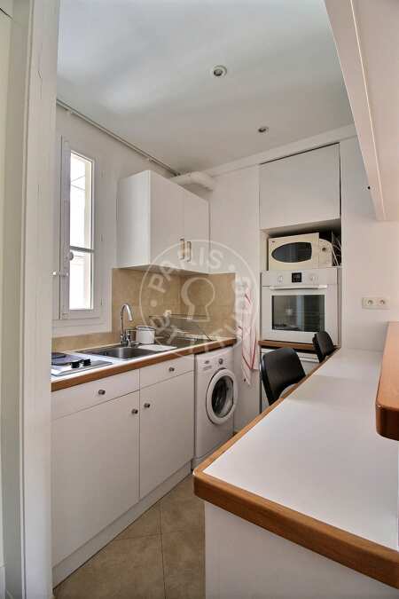 Kitchen Furnished apartment - 32m²  - 1 bedroom - Panthéon / Sorbonne - Paris