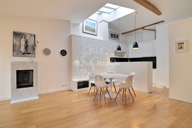 Furnished 3 bedrooms - Paris 75004 - 14090