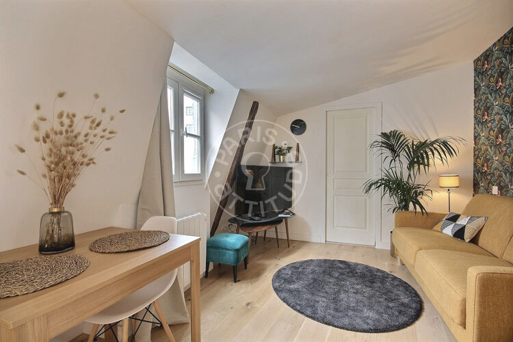 Salon - Studio meublé - Paris 75004 - 14091