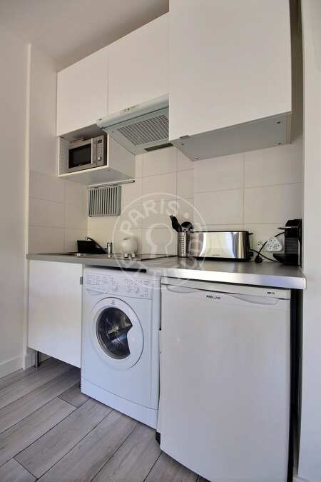 Kitchen Furnished studio - 18m²  - Neuilly-sur-Seine