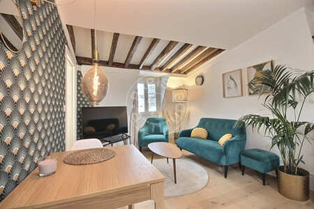 Wohnzimmer Möblierte wohnung - 25m²  - 1 Zimmer - Centre George Pompidou - Paris