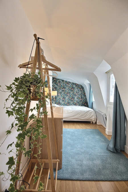 Schlafzimmer Möblierte wohnung - 25m²  - 1 Zimmer - Centre George Pompidou - Paris