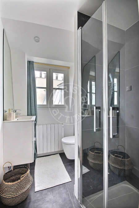 Casa de banho Apartamento mobilado - 33m²  - 1 quarto - Centre George Pompidou - Paris