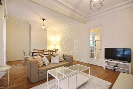 Living room Furnished apartment - 62m²  - 2 bedrooms - Porte Dorée - Paris