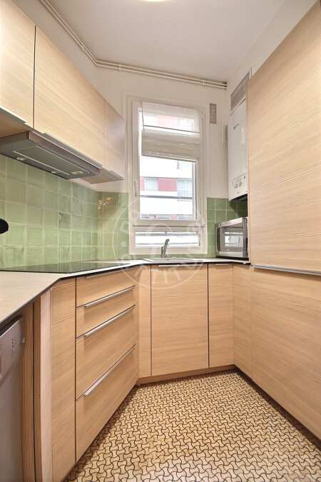 Kitchen Furnished apartment - 62m²  - 2 bedrooms - Porte Dorée - Paris