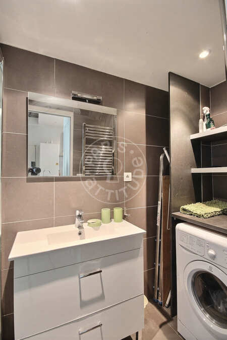Bagno Appartamento arredato - 35m²  - 1 locale - Châtelet - Parigi