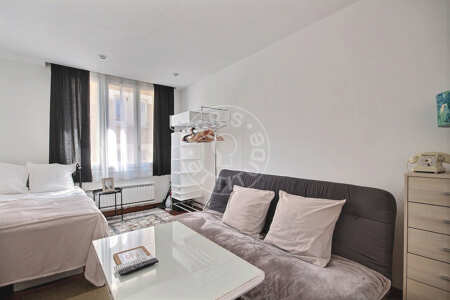 Salón Estudio amueblado - 23m²  - Gambetta - París