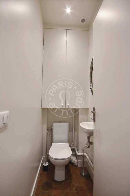 WC Apartamento mobilado - 50m²  - 1 quarto - Alésia - Paris