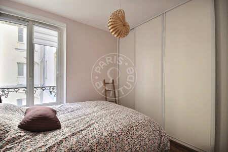 Camera da letto Appartamento arredato - 29m²  - 1 locale - Tour Eiffel - Parigi