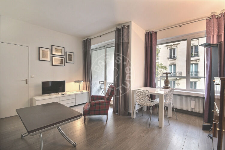 Salón - 1 dormitorio amueblado - París 75016 - 14128