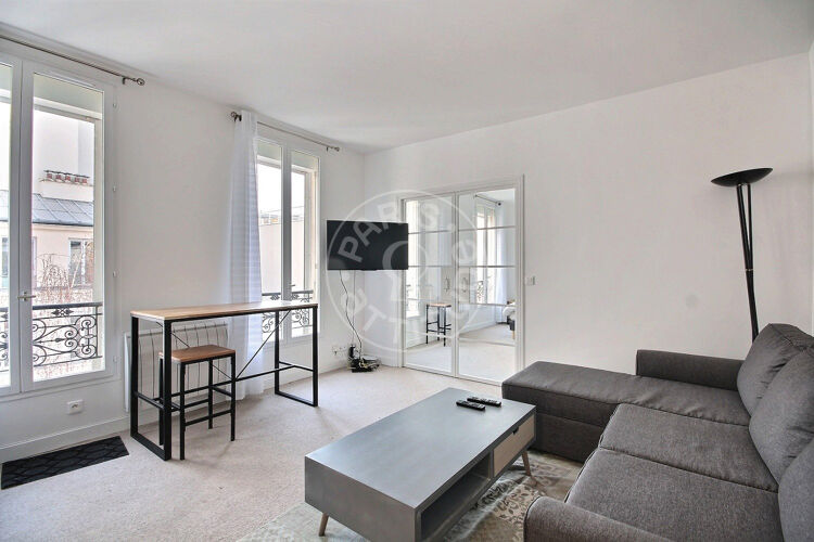 Wohnzimmer - Möblierte 1 Zimmer - Paris 75015 - 14130
