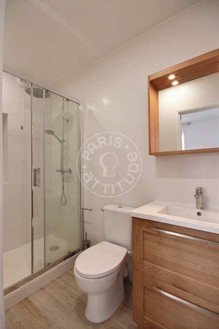 Casa de banho Apartamento mobilado - 43m²  - 1 quarto - Motte-Piquet Grenelle - Paris